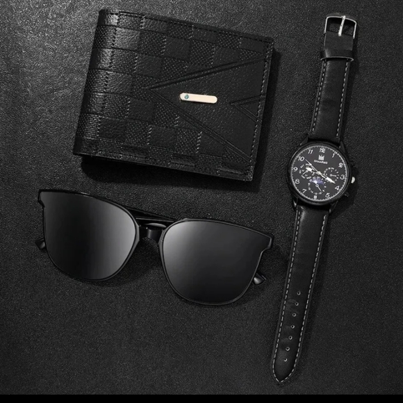 Fashion Mens Watch Wallet & Glasses set - Picture 2 of 4